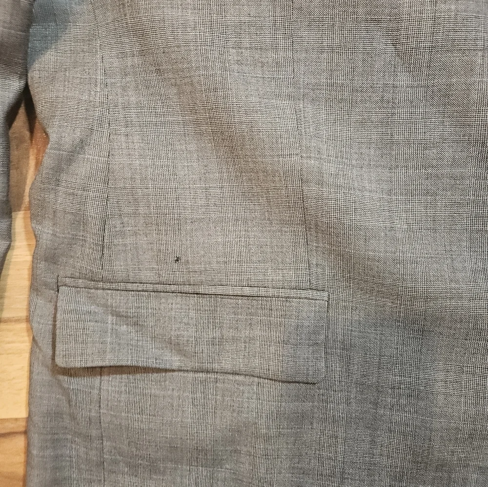 LAUREN Ralph Lauren Green Label Blazer Men's Size 44R Gray 100% Wool